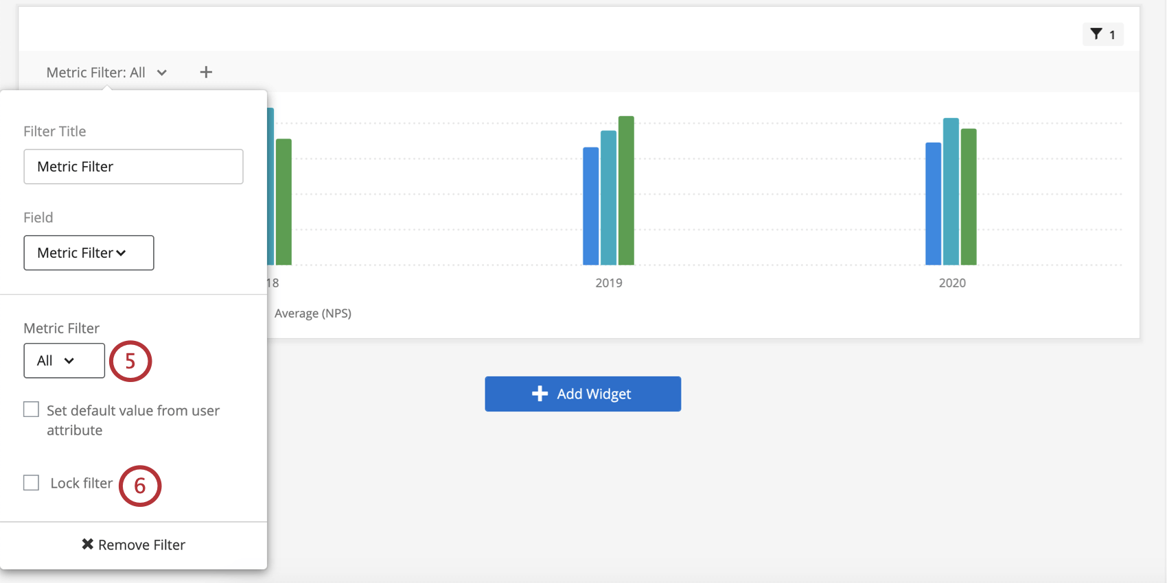 Simple Chart Widget - Qualtrics