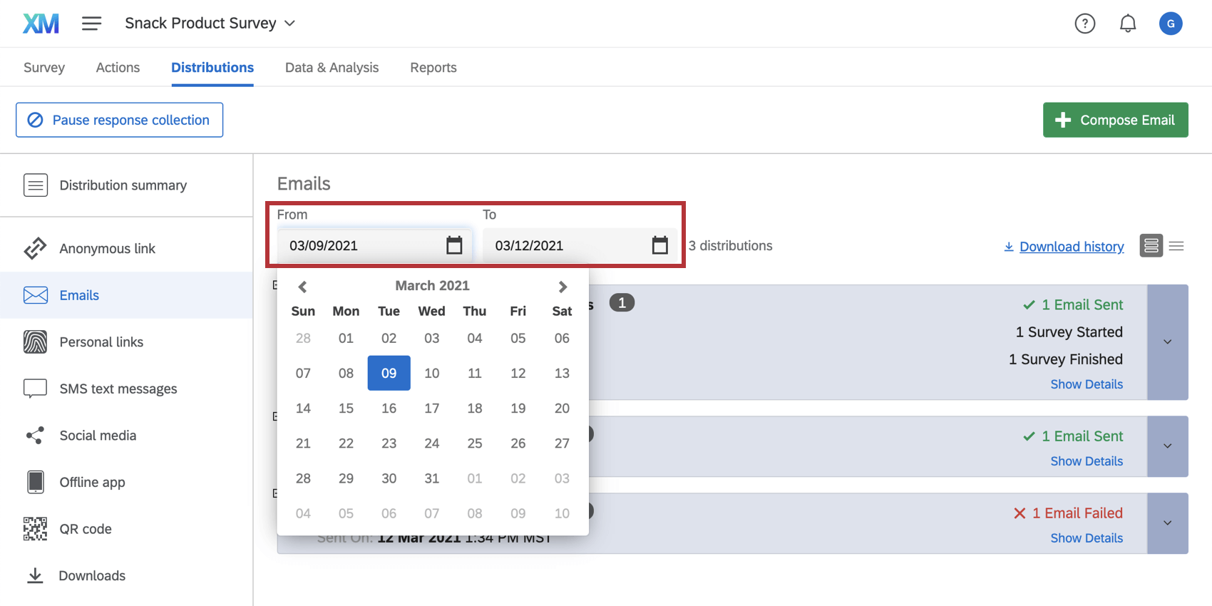 Email Distribution Management