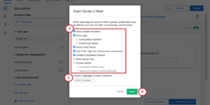 Import & Export Surveys