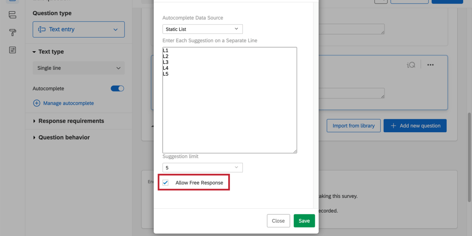 Questions & Supplemental Data