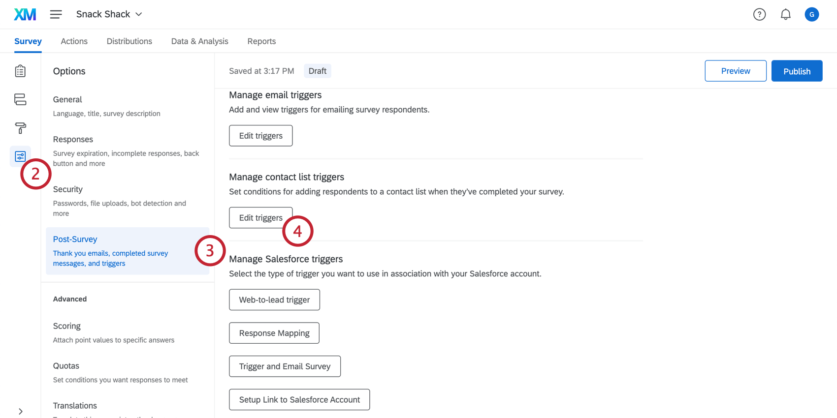 Contact List Triggers