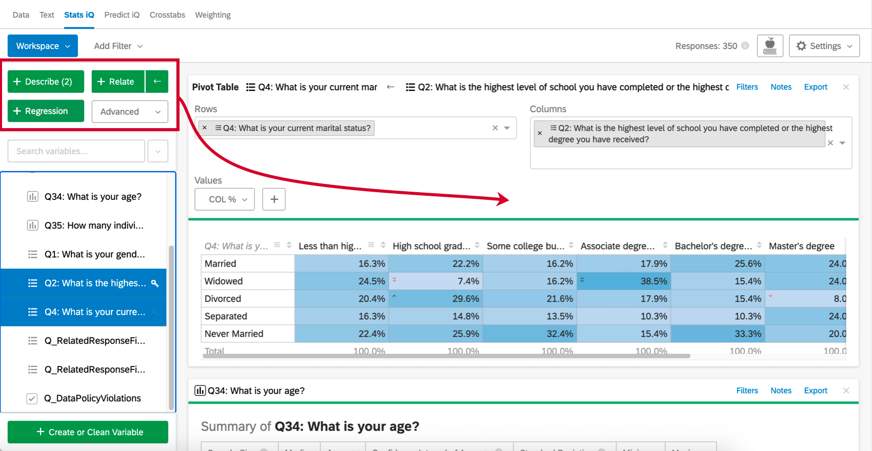 Stats iQ Basic Overview - Qualtrics