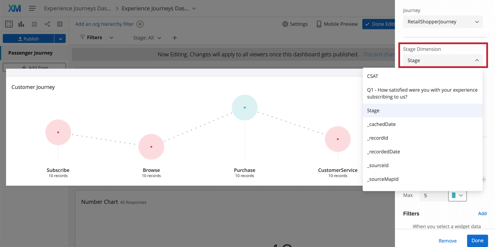 Journey Chart Widget (CX)