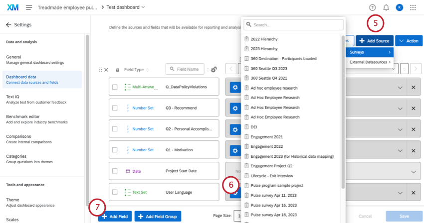 Setting up a Sample Project & Pulse Dashboard - Qualtrics