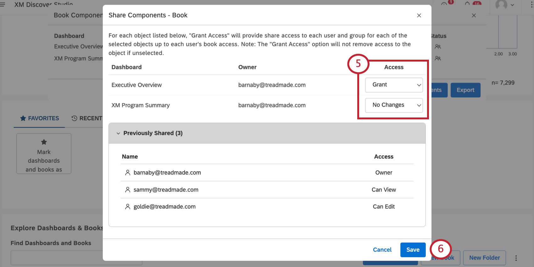 Sharing Book Components (Studio) - Qualtrics