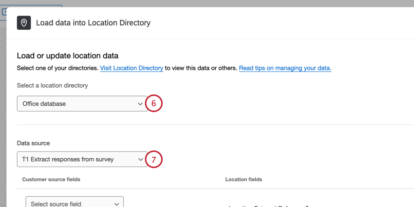 Load Data into Location Directory Task - Qualtrics