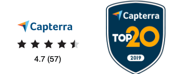 Capterra EX Reviews and Top 20 Award 2019