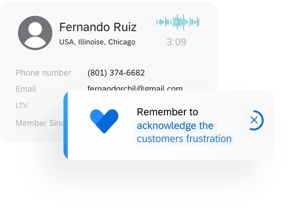 customer information dashboard