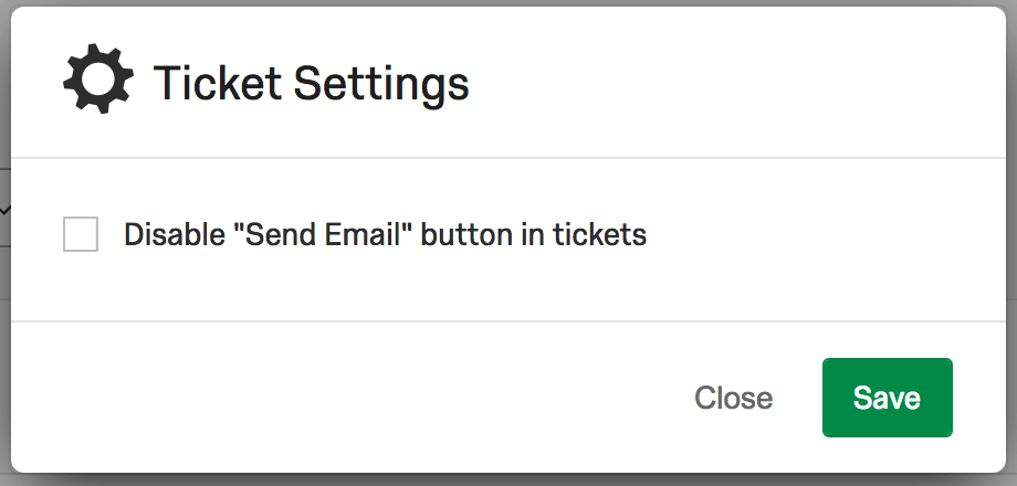 Disable email closed loop