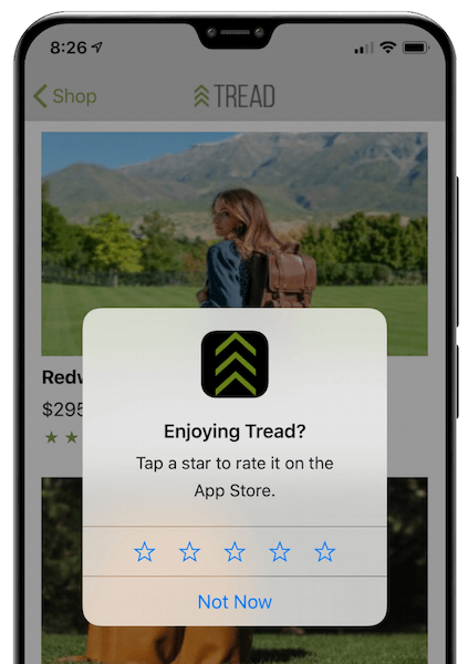 Interception sur site mobile de bande de roulement