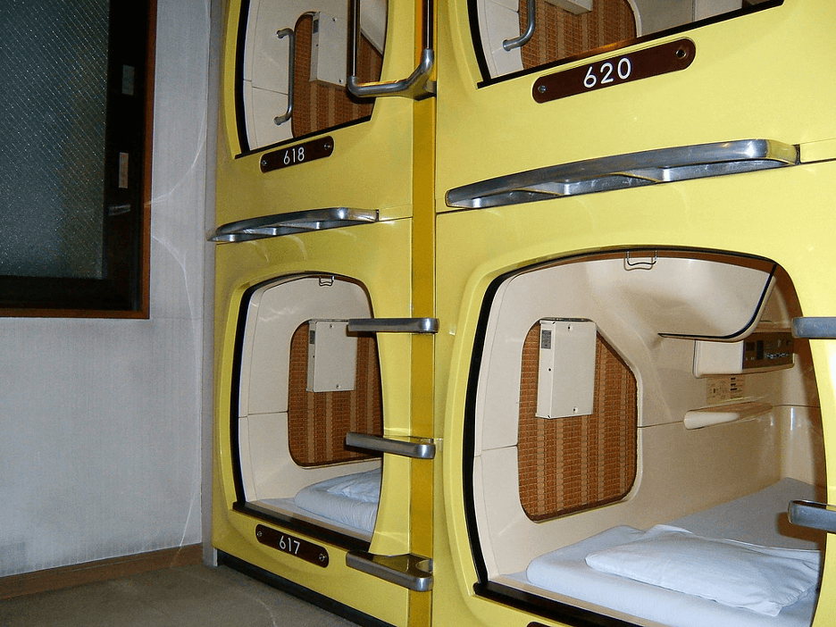 Chinese sleeping pods