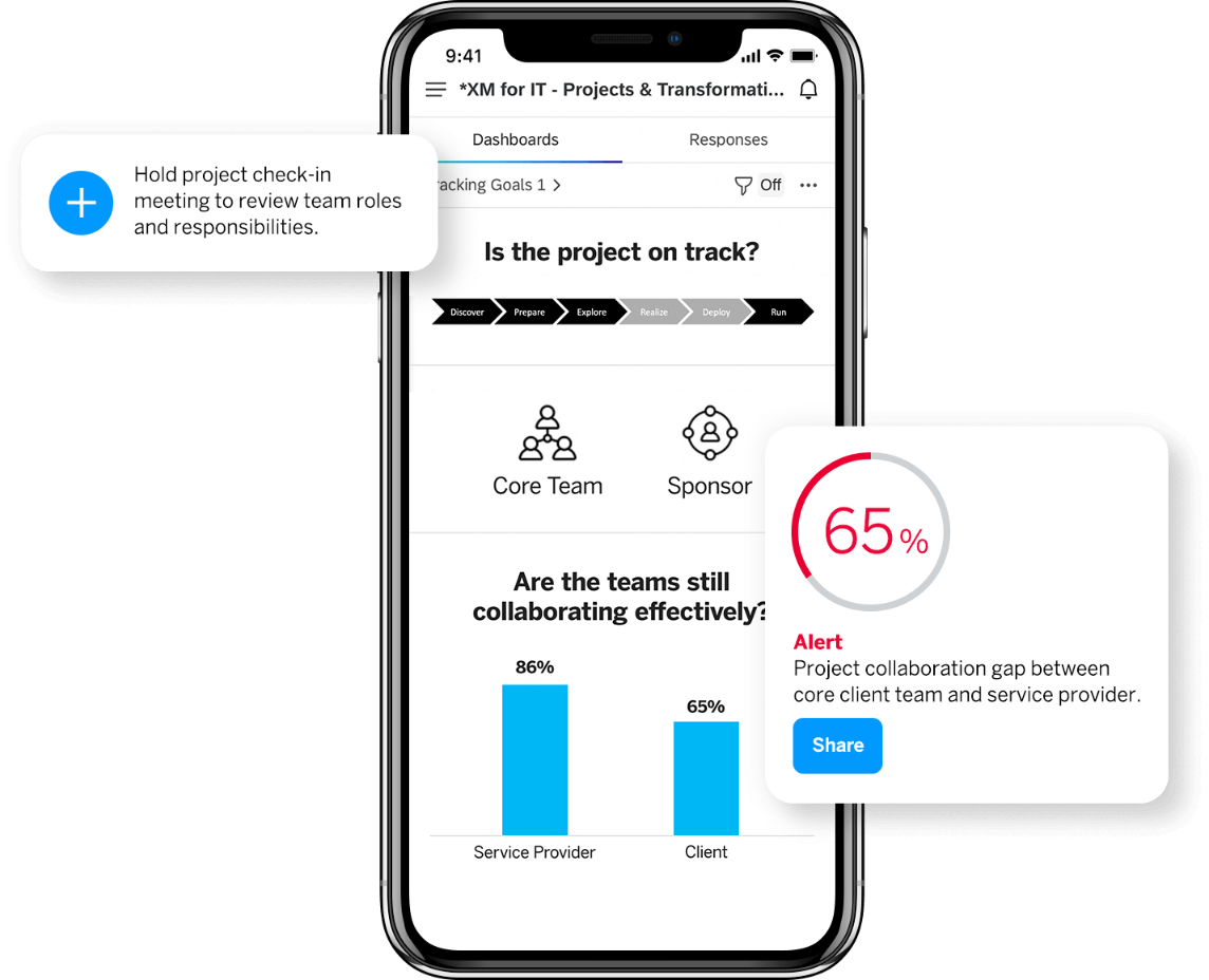 Project progress report mobile