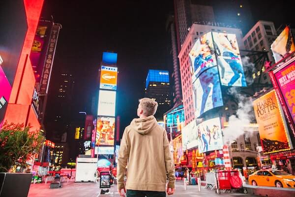 Ad testing - Time Square