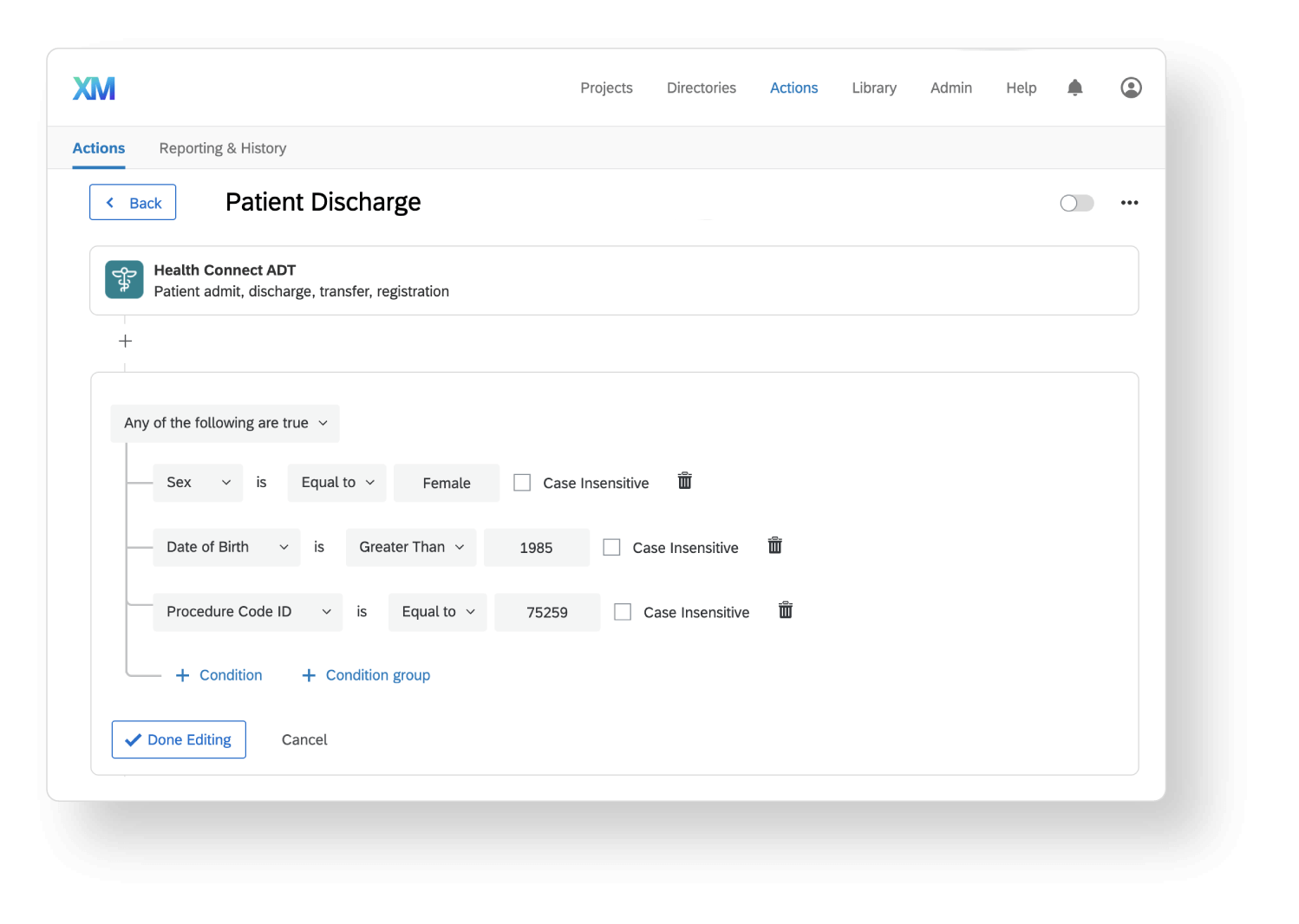 Patient discharge