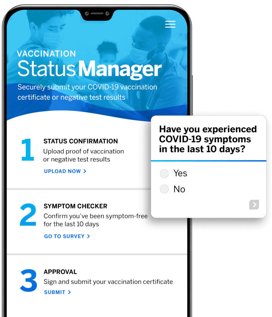 vaccine status manager