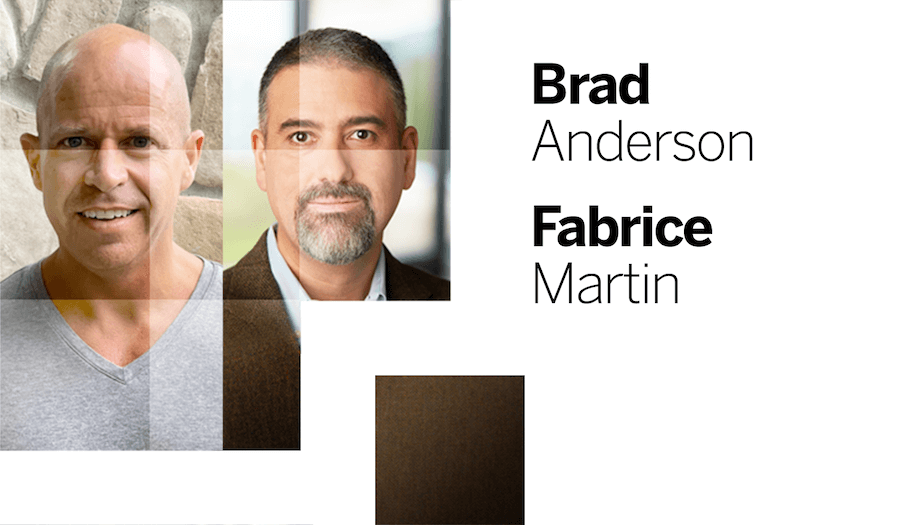 Brad Anderson and Fabrice Martin