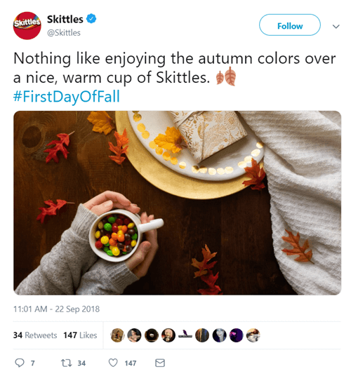 Skittles brand voice