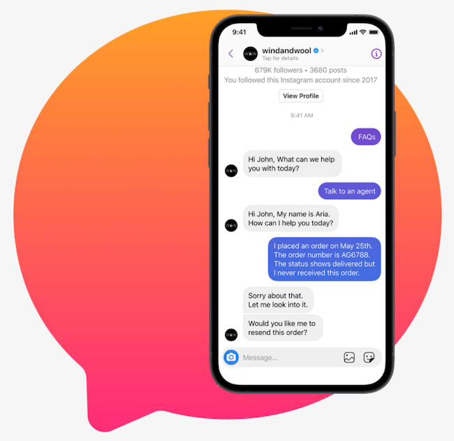 Messenger - social customer service - mobile screenshot