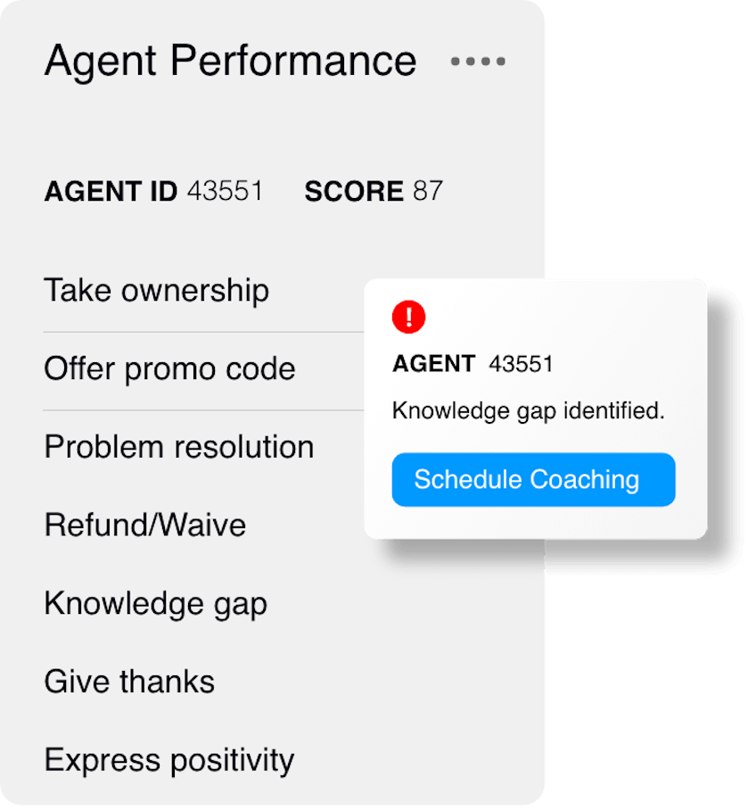 agent performance