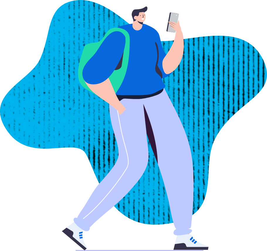 Man on phone