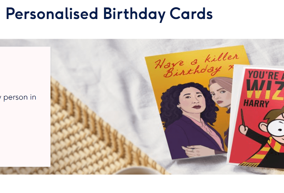 Personalized birthday cards image