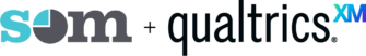 SOM + Qualtrics logos