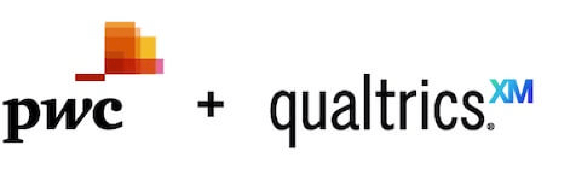 PWC and Qualtrics logos