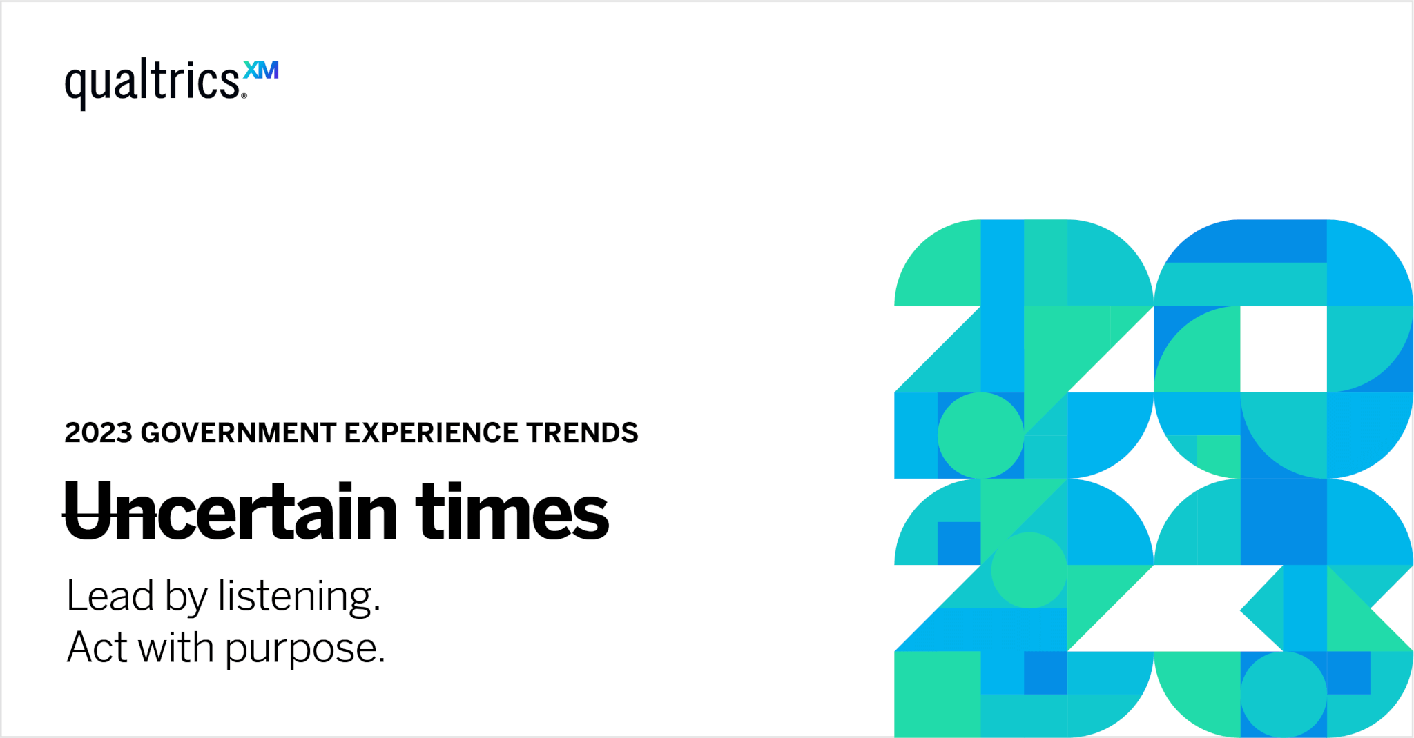 Report: 2023 Government Experience Trends - Qualtrics