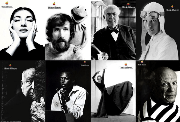 Image of memorable individuals with legendary brands
