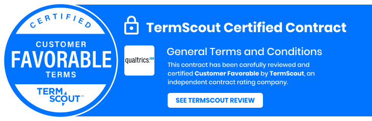 General Terms and Conditions - GTCs - Qualtrics