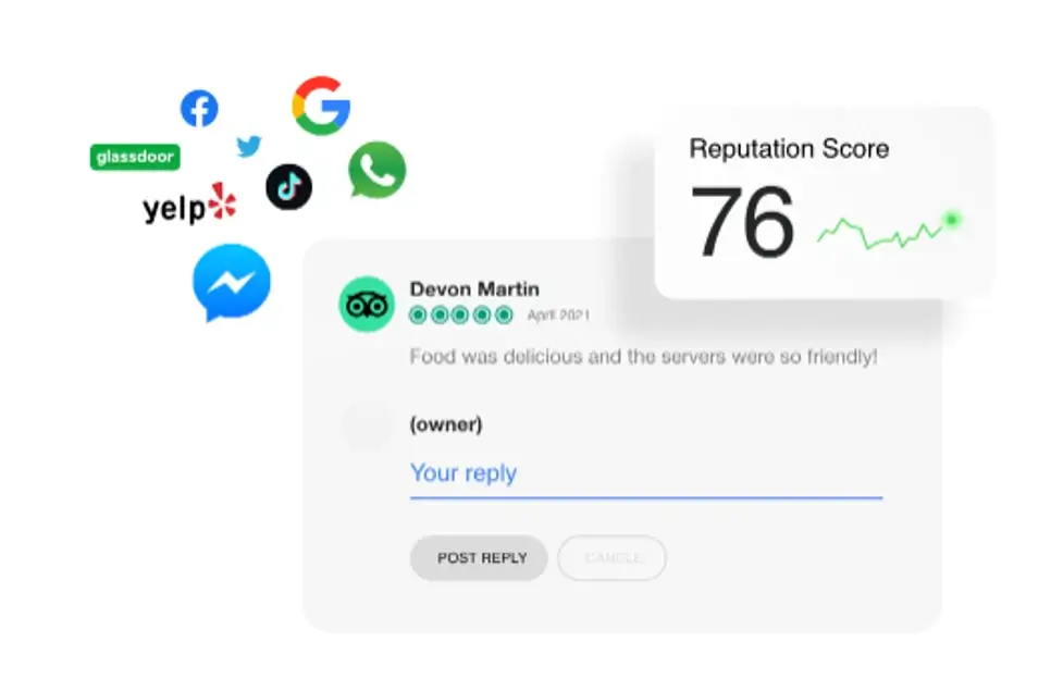 Omnichannel reputation score