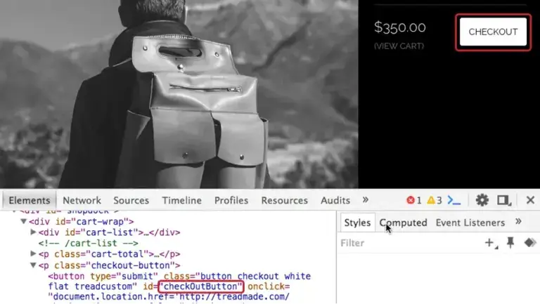 modify html example
