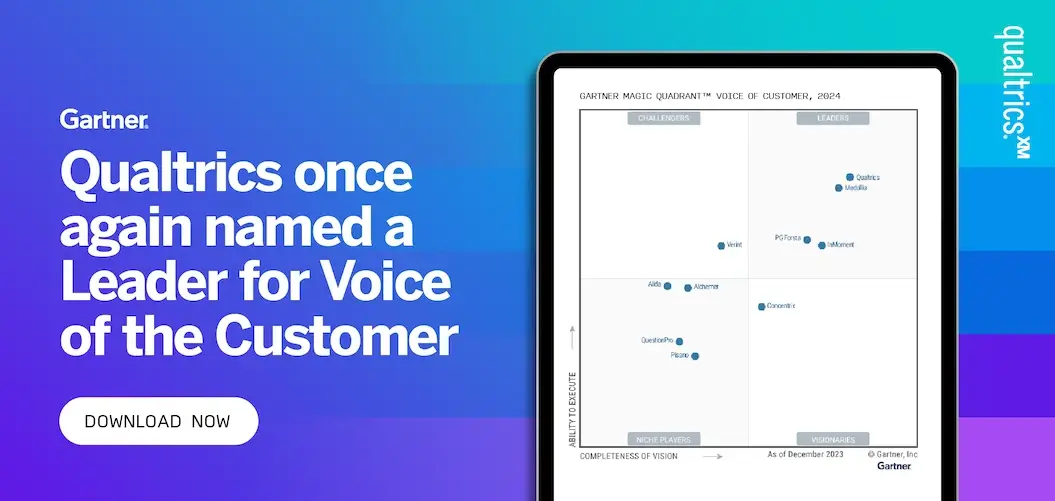 Qualtrics Again Named a Leader in 2024 Gartner® Magic Quadrant™ for