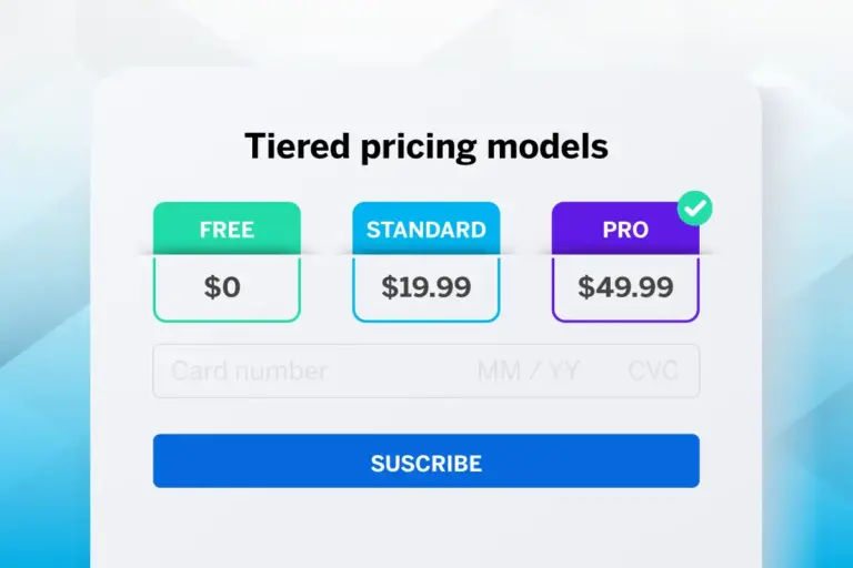 tiered pricing models