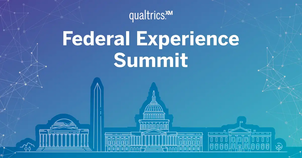 Qualtrics Inperson Event Federal Experience Summit