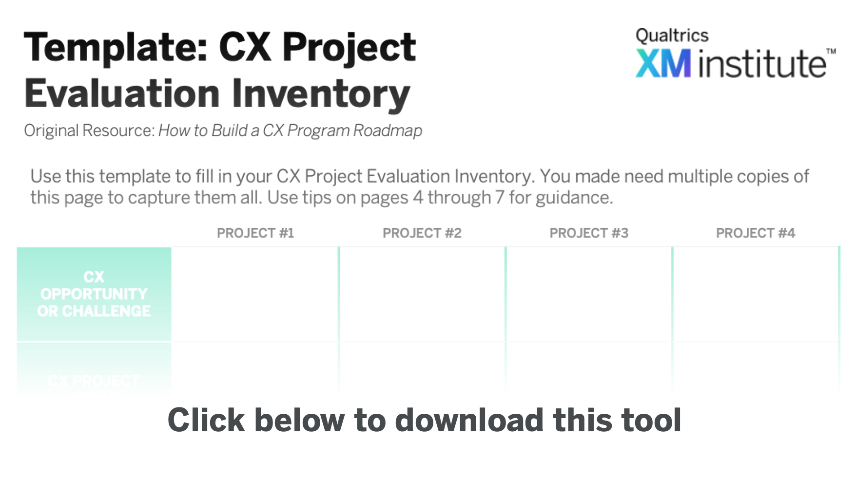 Download Image - CX Project Evaluation Inventory