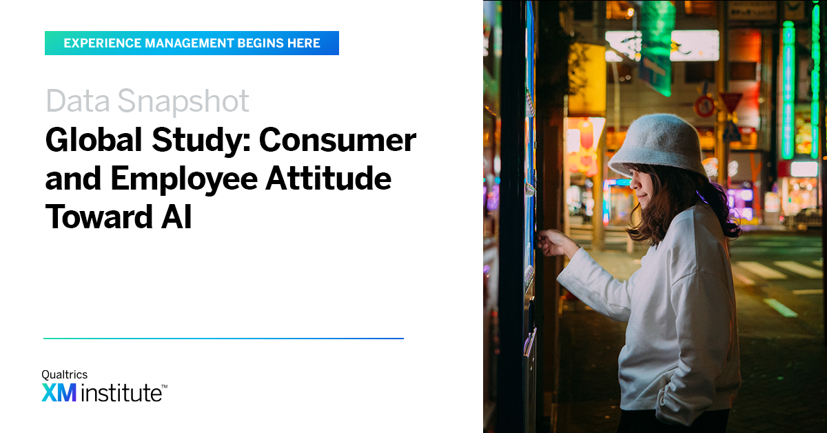 Global Study: Consumer and Employee Attitudes Toward AI | XM Institute