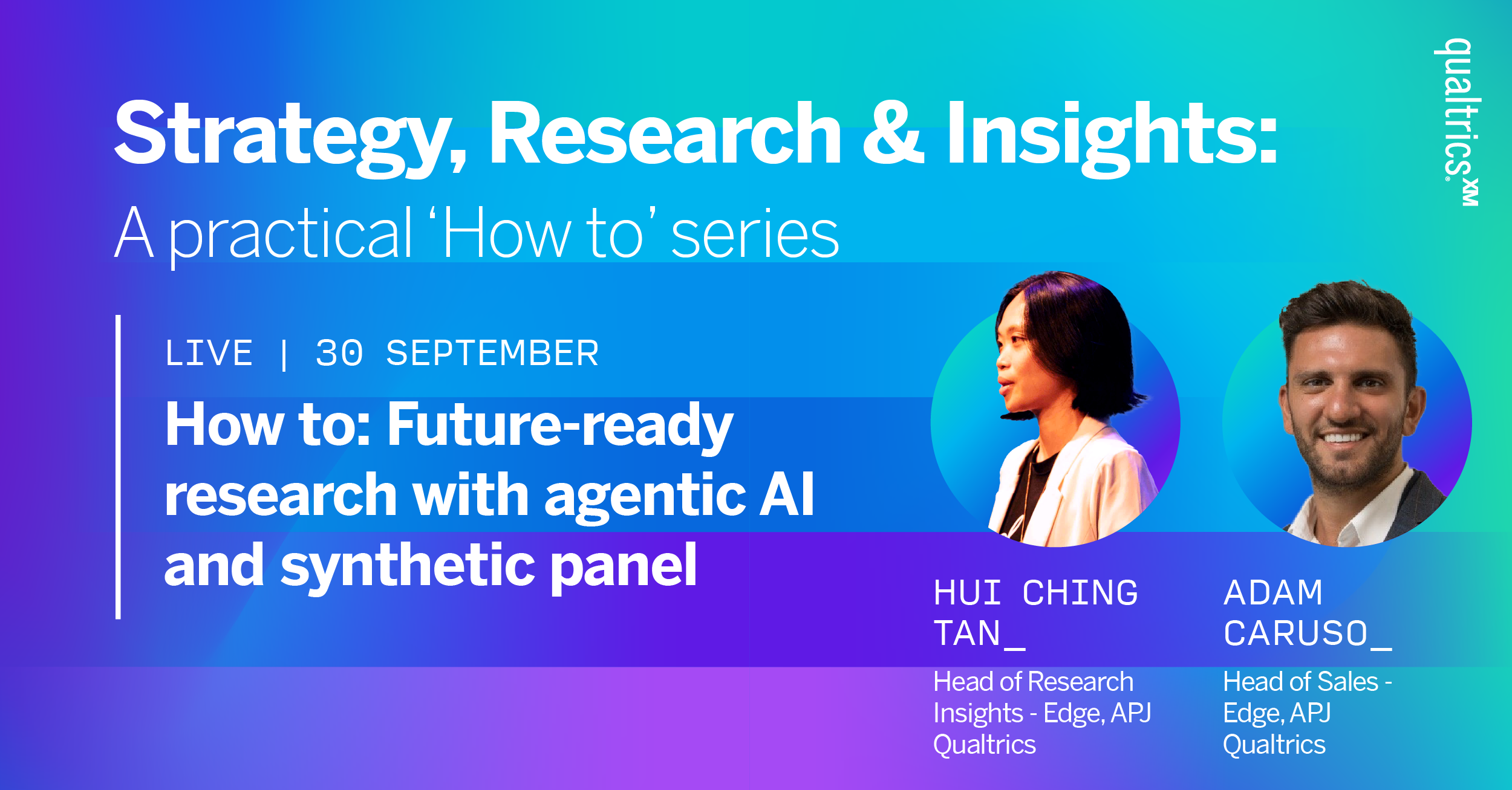 Webinar - How to: Leveraging agentic AI and synthetic panel research ...