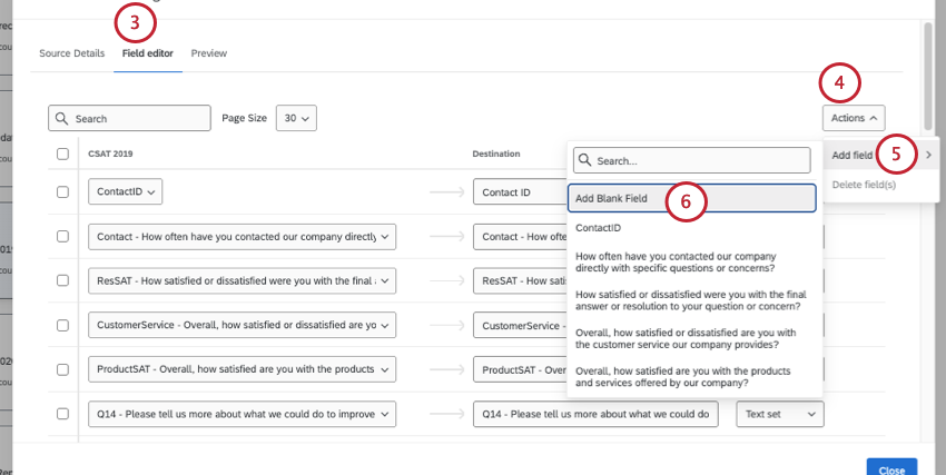 adding a new field in the new modal labeled transformation settings