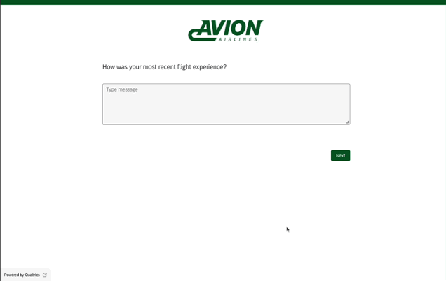 How was your experience in our airline?