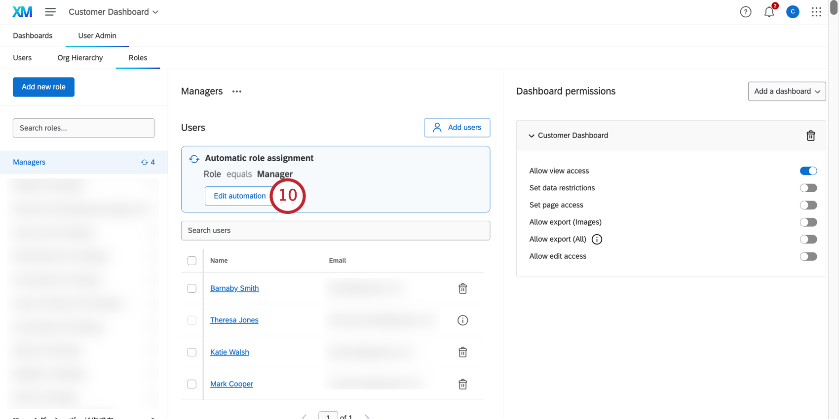 clicking "edit automation"