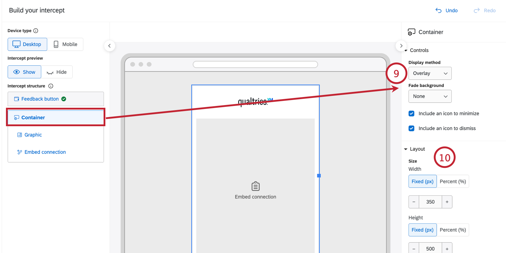 choosing the display method