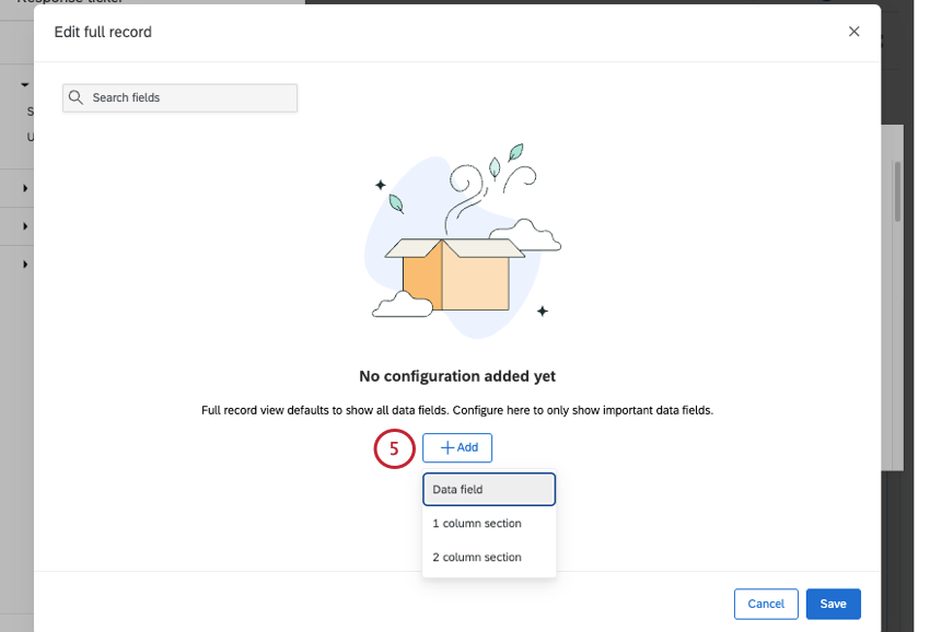 add button in center of page