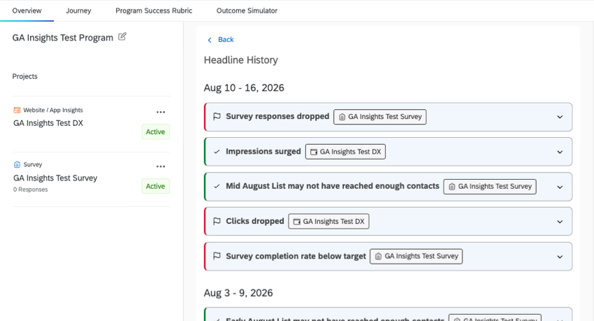 image of headline history page