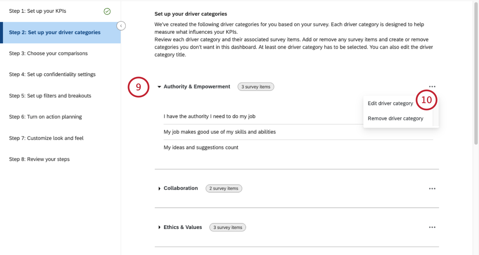 image of edit driver category option that's hidden under 3 dots next to the drivers