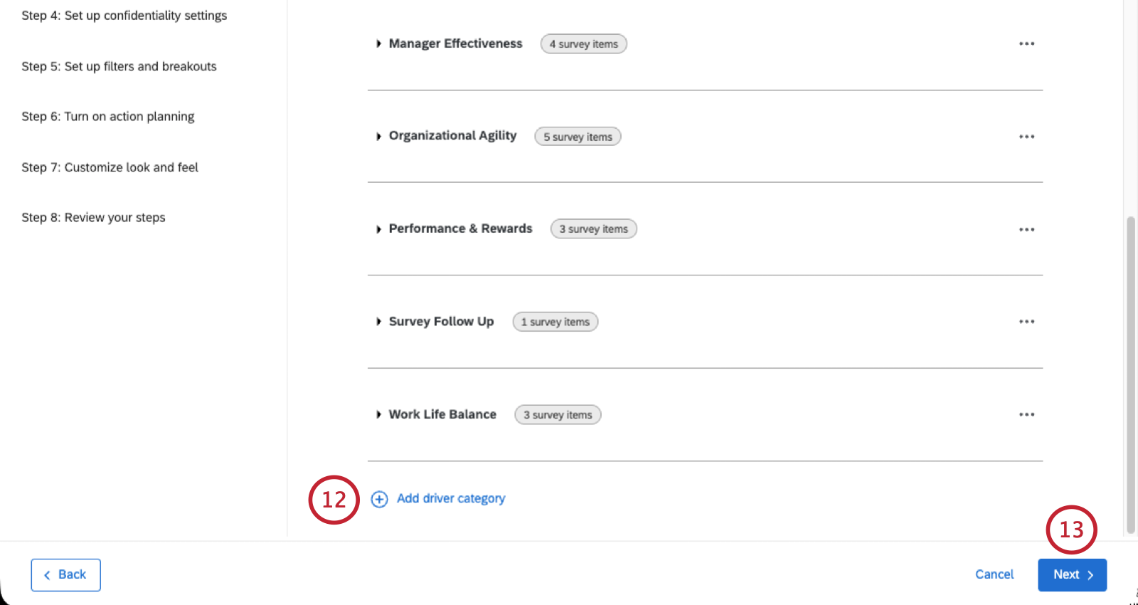 options to add more drivers or progress to the next page, both found at the bottom of the page