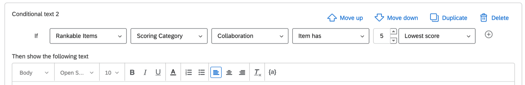 Si la catégorie de notation de lélément est classable, lélément de collaboration a la note la plus basse