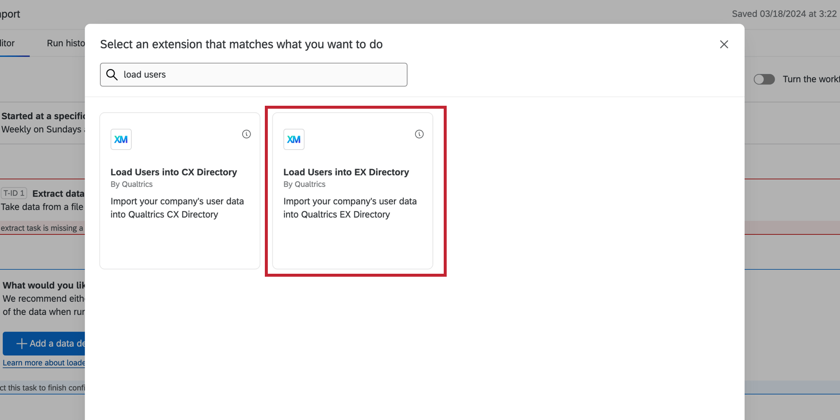 Selezionare lattività