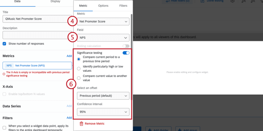Set up the NPS metric