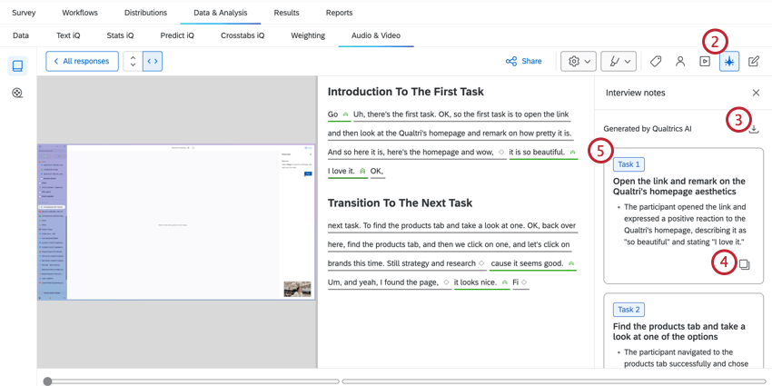 Interview notes icon